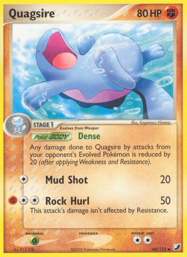 EX Unseen Forces Quagsire #44/115